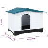 Dog House Blue 35.6"x26.8"x26" Polypropylene