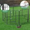 8 Metal Panel Heavy Duty Pet Playpen Dog Fence with Door 40 Inch